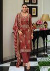 D 50254 A By Zaveri Viscose Simar Beats Readymade Suits